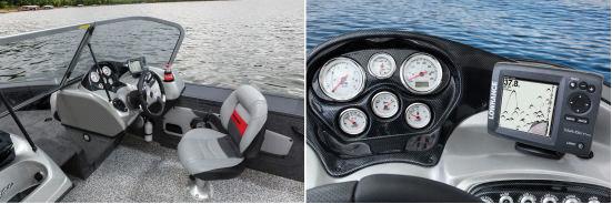 Лодка Tracker Targa V-18 Combo панель управления