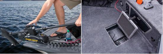 Лодка Tracker Targa V-18 Combo ножная педаль для управления троллинговым мотора